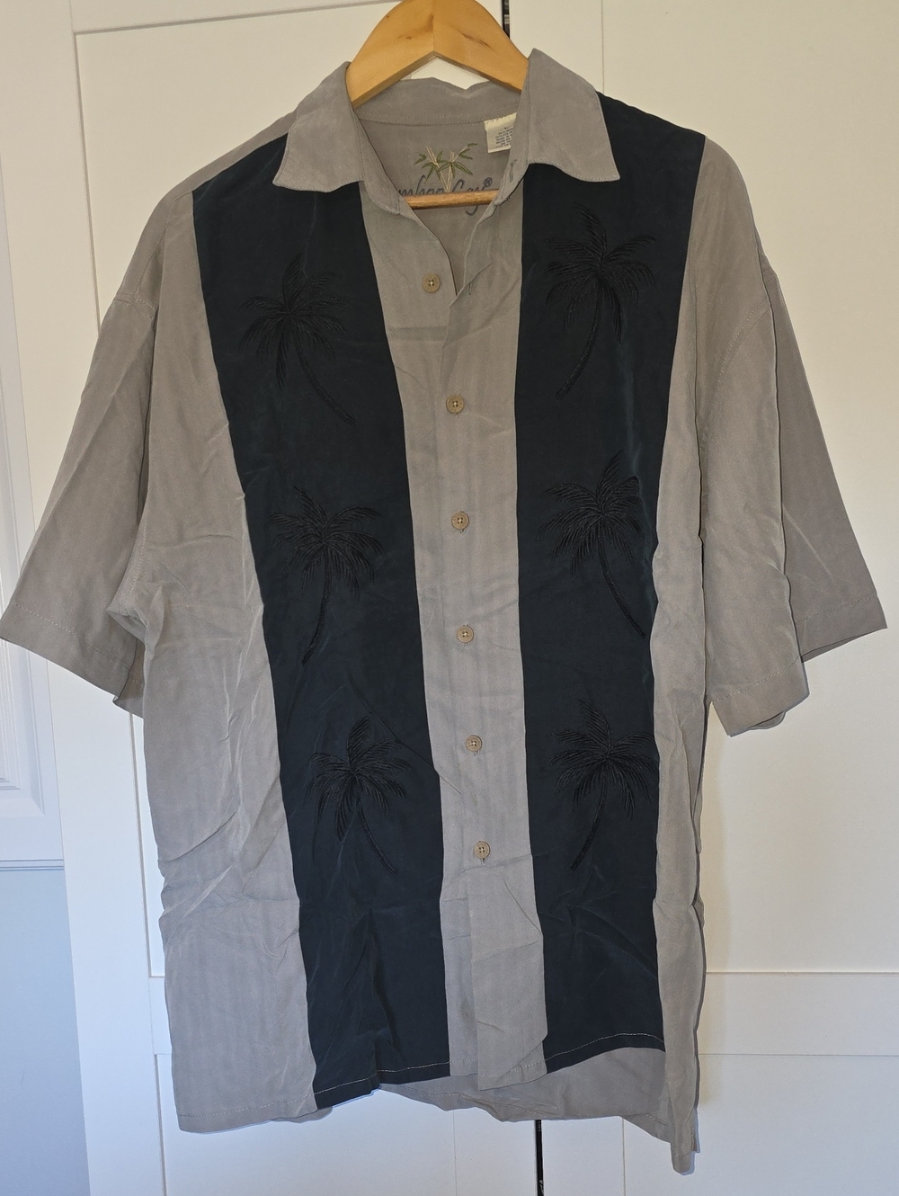 Bamboo Cay Mens Button Shirt Resort Wear Large